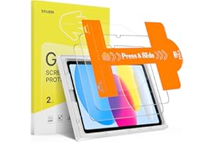 SPARIN 2 Stück Panzer Schutz Glas für iPad 11./10. Generation Schutzfolie, Auto-Installation, Displayschutz für iPad 11 Zoll (A16) 2025/10,9 Zoll 2022, Kratzfest, Bläschenfrei, HD-Klarheit Folie