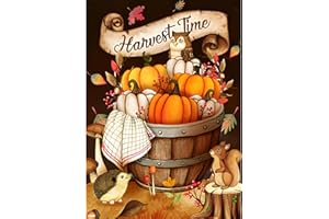 NAIMOER Kit per pittura con diamanti a forma di zucca per adulti, kit per pittura con diamanti autunnali, fai da te 5D con fiori e fiori, kit per la decorazione della casa, 30 x 40 cm (tempo di