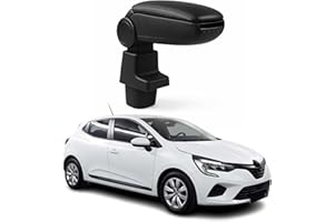 OMAC Accoudoir pour Renault Clio V HB 2019-2025 Vinyl Abs Noir