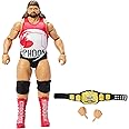 WWE Elite Action Figure & Accessories, 6-inch Collectible Typhoon with 25 Articulation Points, Life-Like Look & Swappable Hands, HVY89