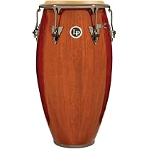 Malil Percussion Mini Conga 11 Pouces | Bois De Hévéa | Fabriqué En Thaïlande | Rouge Siam | Instrument Musique