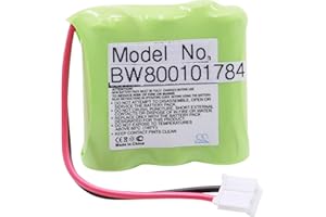 vhbw NiMH Batterie 300mAh (3.6V) pour téléphone Fixe sans Fil Logicom 312