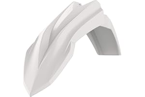 POLISPORT 8585200001 - Parafango anteriore replica OEM realizzato in plastica lucida durevole e resistente compatibile con le moto BETA in colore bianco