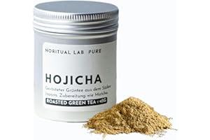 ‎NORITUAL LAB Premium Hojicha aus dem Süden Japans - Gerösteter Premium Grüntee Pulver - Roasted Green Tea - Zubereitung wie Matcha (45g)