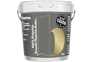 Borna Foods Pistachio Butter (100% Pure Smooth, 1000g)
