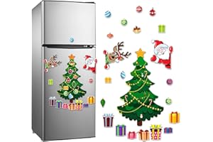 CHENRI Magnetic Christmas Tree for Refrigerator Decorations, Magneti per albero di Natale per frigorifero, calamite natalizie per frigorifero, calamite natalizie per frigorifero (A)