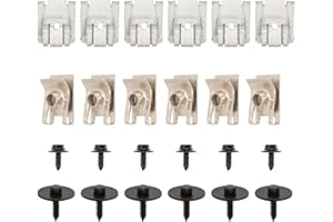 Anlseiod 24 Pcs Unterfahrschutz Schrauben Clip für Mercedes C Klasse W211 W203 W204 S204 S203 E Klasse S211 Cls C219 Unterboden Schrauben Unterboden Klammer Befestigung blechmutter
