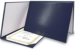 GraduationMall Diploma Copertura per Documenti e Premi e Certificati A4 La Laurea Marine