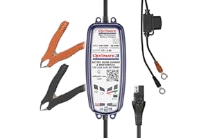 OptiMate 3 12V Motorcycle Automatic Battery Charger Optimiser