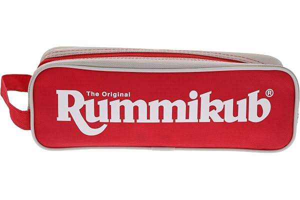 Rummikub Compact Original - Jeu de Voyage - A Partir de 6 Ans - Retrouvez Le Jeu Classique Rummikub En Version Nomade, Rouge X