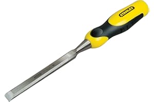 Stanley Dynagrip Stechbeitel (16 mm Eisenlänge, Karbonstahl, Chrom-Stahl-Legierung, Schlagkappe aus Stahl) 0-16-876