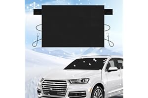 PRZRAO Copertura per Parabrezza per Auto, 139 x 106 cm Copertura Parabrezza Auto Invernale, Protezione Parabrezza, Parasole Esterno Auto, Auto Anti Antighiaccio e Antigelo Neve