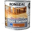Ronseal Diamond Hard Floor Varnish Satin Medium Oak 2.5L