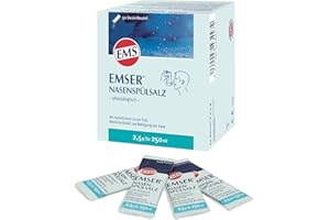 ‎EMSER Emser Nasenspülsalz physiologisch zur Vorbeugung von Erkältungen, Allergien und zur Nasenpflege / 50 x 2,5 g Beutel