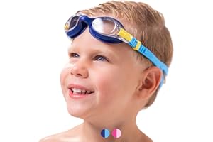 Limmys Occhialini Nuoto Bambini Antiappannamento con Protezione UV, Vestibilità Regolabile e Custodia Inclusa – Per Maschi e Femmine 3–12 Anni