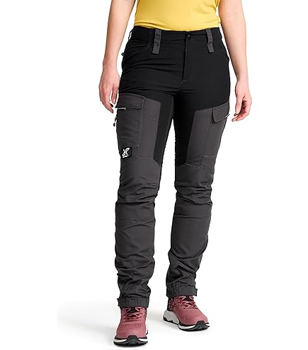 BALEAF Outdoorbroek voor dames, wandelbroek, trekkingbroek, capri, functionele broek met ritssluiting en uv-bescherming, UPF 50, licht, waterdicht en sneldrogend, L/Klein