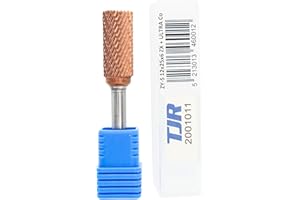 TJR Fresa in metallo duro con rivestimento ULTRA Co, diametro 12mm (metrico) con gambo metrico 6mm (ZYA-S)