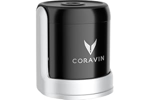 Tappi Coravin Sparkling | Versare più Champagne e Conserva la Freschezza del Tuo Vino Spumante Per Settimane 2 confezioni nere