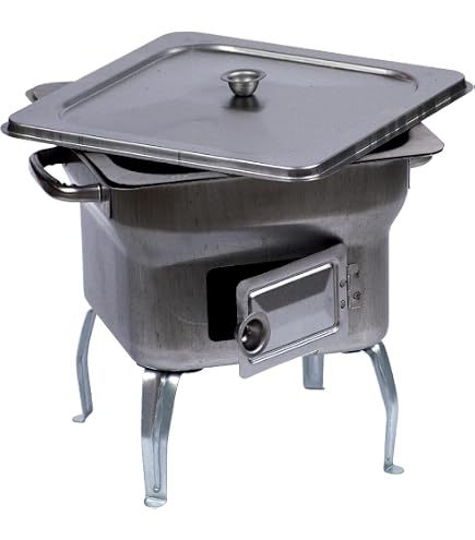 Fornacella Da Campeggio Pieghevole Filcasalinghi A Carbonella 37x27 - BBQ Portatile Italiano, Con Coperchio