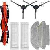 Ozemtek 7 Piece Mi Robot Vacuum Mop Pro (Styj02ym) Vacuum Mop P Compatible Brush, Hepa Filter Mop Mat Spare Parts Set