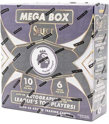Panini Select 2024-25 Premier League Blaster Box - EPL Sammelkarten Mit Exklusiven Parallelen Und Autogrammen