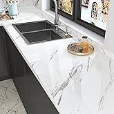 TOTIO 48x354in Extra Wide Grey Concrete Effect Vinyl Self Adhesive - View #4