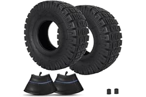 3.00-4 Reifen mit Schlauch,RUTU 2 Stück 260x85 Mantel Transportwagen für Sackkarren,HandWagen,Garten Wagen,Sackkarrenrad,Gokart