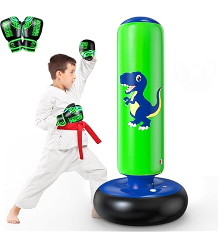 Gant Gonflable Sac De Frappe Gonflable Autoportant Punching-Ball