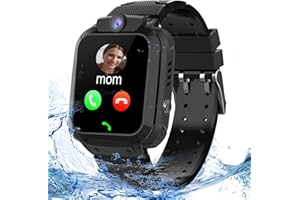 Puhiuyoi Montre GPS Enfant avec Appel Bidirectionnel IP68 Résistant