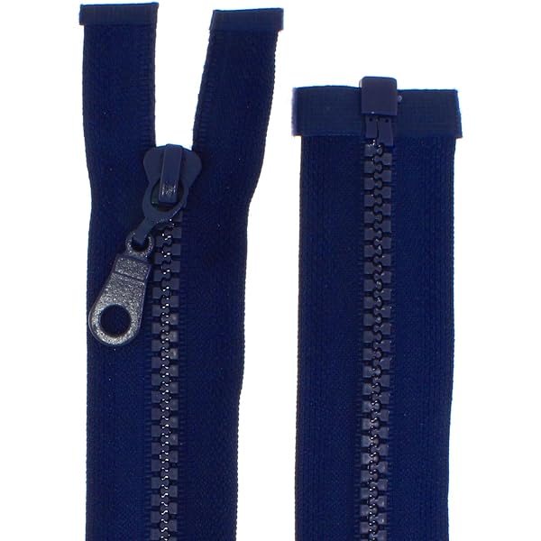 YKK 2-Wege Reißverschluss Weiß (5 Mm, 70 Cm) – Kunststoff, Teilbar Für Jacken & Anoraks