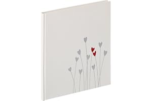 Walther Design FB 202 Wedding Box Bleeding Heart Contenitore, Bianco, Gästebuch