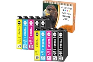 Starlet24 10 x 29XL kartridże do drukarki, kompatybilne z Epson 29XL Multipack do Expression Home XP-235 XP-245 XP-342 XP-332 XP-352 XP-345 XP-442 XP-445 XP-432 XP-335 XP-435 XP-247