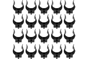 DOZYLIVE 20 Pezzi Ganci per Battiscopa Cucina 27mm, Clip per Zoccolini e Piedini Mobili, Ganci Zoccolo Cucina Universali, Ricambi Clip da Cucina, Ganci Battiscopa Installazione Facile e Veloce