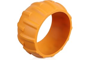 ZHSX Protector de Rueda para Worx Landroid Tiene una Potente Función de Ajuste de Perfil y es Compatible con Los Modelos de Ruedas M500, M500 plus, M700, M700 Plus y S300 – Naranja