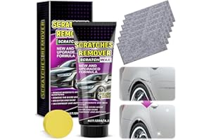 ZTBFHLZQ Car Scratch Repair Paste Kit, Nano Cloth Car Scratch Remover Repair Paste Polishing Wax, Paint Repair Polishing Paste for Cars Various Surfaces (C)