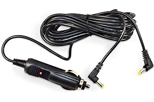 HQRP 12V Car Charger for Philips Portable DVD Player Dual Screen SPS106 PD9030 PD7030 LY02 AY4133 PD9012 AY4128 LY-02 AY4197 996510006564 Replacement, Cigarette Lighter Adapter w/ 2 Output DC Jacks