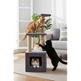 Reyo Pet Basamaklı Yuvalı Kare Kedi Tırmalaması Gri 115 x 35 x 30 cm