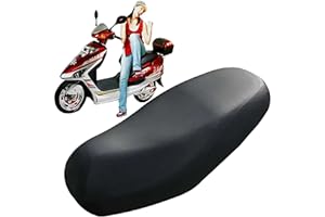 SYXLS Pokrowiec na Siedzenie Motocyklowe, Pokrowce na Fotele Motocyklowe, Uniwersalny Pokrowiec na Siedzenie Motocyklowe, Ochrona Przed Promieniowaniem UV…