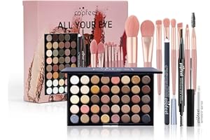 Joyeee Makeup Kit All-in-one Girls Makeup Gift Set for Women Full Starter Cosmetics Kit, Include Eye Brushes Set, Eyeshadow Palette, Eyebrow Pencil, Mascara, Eyeliner Pencil