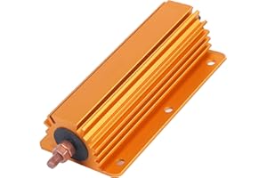 ‎DILWE 200W 8Ohm 8R Aluminiumgehäuse-Drahtwiderstand, Hochleistungsgehäuse-Chassis-Widerstand, Zubehör für industrielle elektrische Geräte