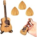 Mediator Guitare,BoîTe De Rangement Pour MéDiators Avec 3 MéDiators | Accessoire Guitare,Convient Pour Basse éLectrique Et Guitare