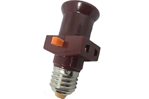 SIM GOLD LEAF Portalampada voleuse a vite E27 con interruttore 6 A, 220.00V