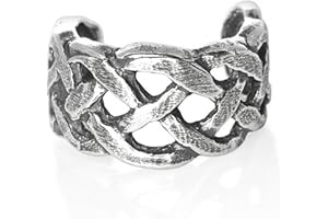 VIVANA UK 925 Silver Braided Woven Ear Cuff non pierced single earring