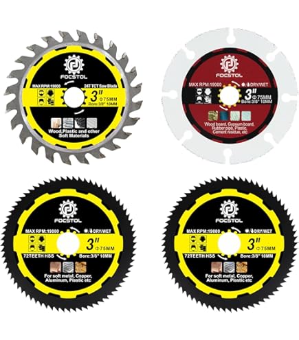 Produktbild von 76mm Trennscheiben Set – 10 Stück Für Metall, Stein & Co. | Hybrid & Langlebig