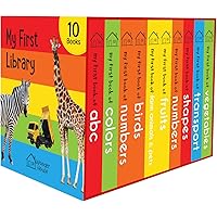 My First Library: Boxset of 10 Board Books for Kids