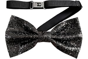 Chyuxinda Glitzernde Fliege Pailletten Fliege für Junggesellinnenabschied Karneval Kostüm Fasching Halloween Karneval Mottoparty