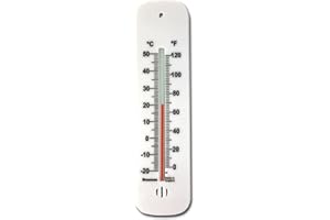 Brannan Accurate Room Thermometer 150mm For Use As Room Temperature Thermometer In The Home Office Garden or Greenhouse Easily Wall Mounted Indoor Outdoor