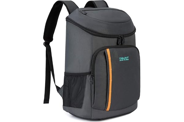 TOURIT Sac à Dos Isotherme isolé 30 canettes Sac à Dos léger avec Sac Isotherme pour Hommes, Femmes pour déjeuner, Pique-Nique, randonnée, Plage, Parc ou Excursions d'une journée