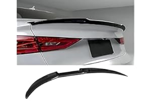 XENITE Aileron Arrière Voiture pour BMW Serie 3 Series 3er /M3 F80 G20 F30 E90 2005-2024, Becquet Aileron Lame de Coffre Accessoire Voiture Tuning,Bright Black