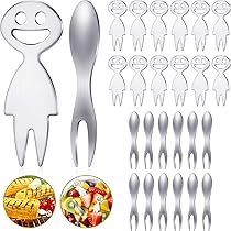 Forchette Per Mais COM-FOUR - 8 Pezzi In Legno E Acciaio, Per Grigliate E Patate Al Cartoccio - Foto 8